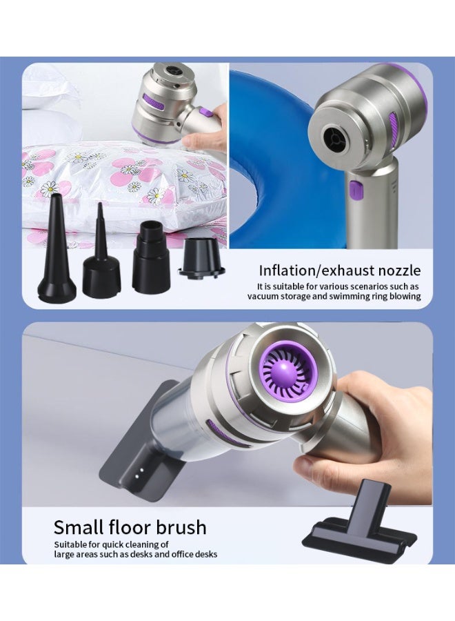 SUPER 5 Car Vacuum Portable Cordless 20000PA High Power 4-in-1 Compressed Air Duster & Air Blower & Pump Hand Held Vacuum with Brushless Motor for Car, Home, Office,Camping Ideal Gifts for Men & Women - Image 4